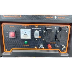 Groupe électrogène à essence BLACK+DECKER 3 kW 230 V BXGNP3000E (orange)