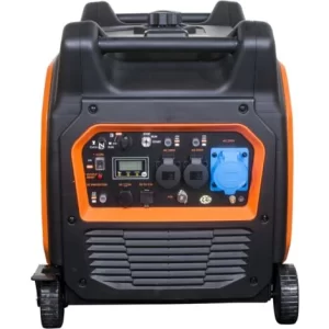 Générateur insonorisé d'inverseur d'essence de BLACK+DECKER 6.5 kW 230V BXGNi6500E (orange)