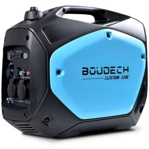 Générateur d'inverseur numérique BOUDECH - Elektron 2200 - 2KW/4HP avec moteur OHV 4 temps, groupe électrogène basse consommation 2200W