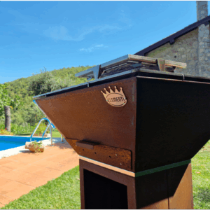Brasero au feu de bois Colorado Corten