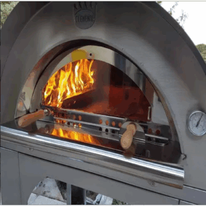 Porte de fermeture en verre pour four à pizza